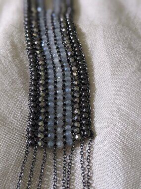 Multi-strand beaded lariat necklace, originally from Anthropolgie